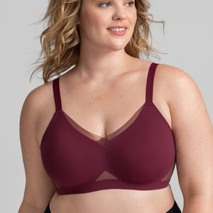 NWT Honeylove CrossOver Bra in Fig Size 1X